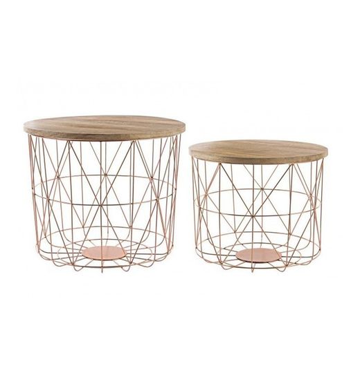 SET2 MESITA RINCÓN CRUZADO COBRE