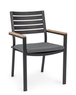 Silla con brazos Belmar NAT/ANTRACITA YK13