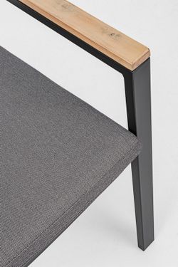 Silla con brazos Zelmar NAT/ANTRACITA YK13