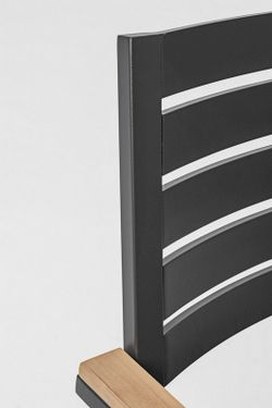 Silla con brazos Zelmar NAT/ANTRACITA YK13