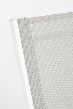 Silla plegable Hilde blanco cloud