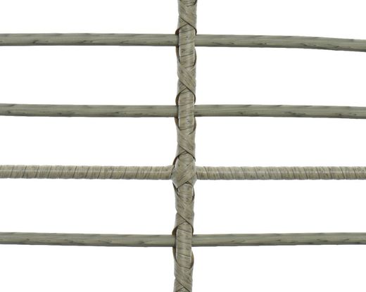 Sillón colgante 2 plazas Riga gris