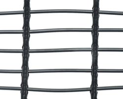 Sillón colgante 2 plazas Riga negro