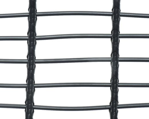 Sillón colgante 2 plazas Riga negro