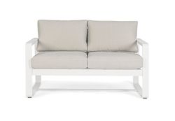 Sofá 2 plazas con cojines Merrigan Blanco YK11