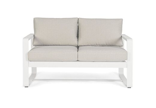 Sofá 2 plazas con cojines Merrigan Blanco YK11