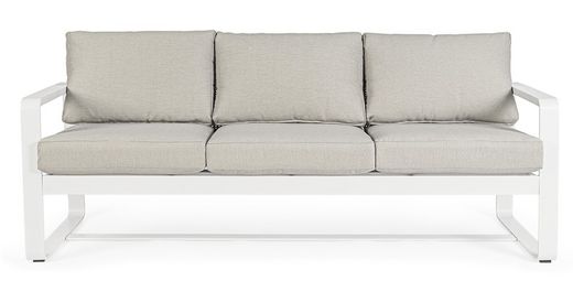 Sofá 3 plazas con cojines Merrigan Blanco YK11
