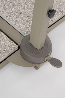 Sombrilla Brazo Saragozza 3X3 BEIGE