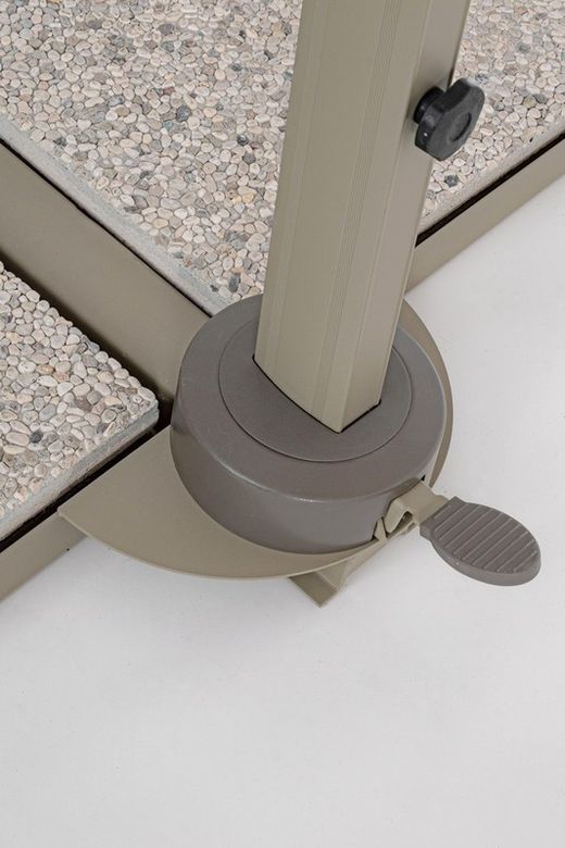 Sombrilla Brazo Saragozza 3X3 BEIGE