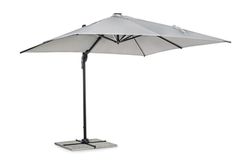 Sombrilla Excéntrica Ines 3X3 ANOD-GRIS OSC LED