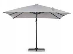 Sombrilla Excéntrica Ines 3X3 ANOD-GRIS OSC LED