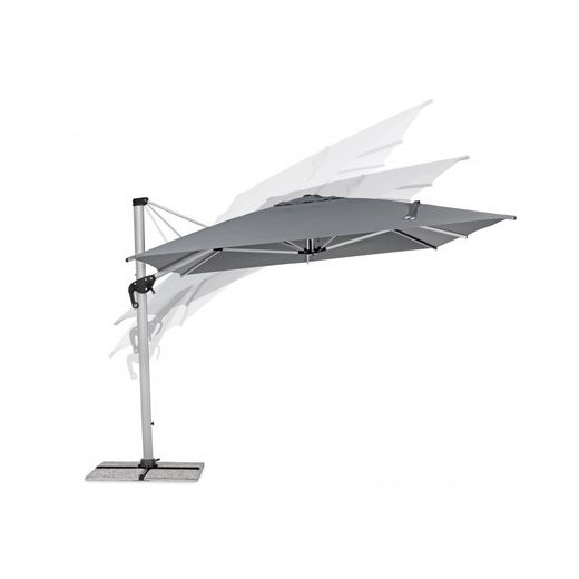 Sombrilla Excéntrica Ines 3X4 ANOD-GRIS OSC