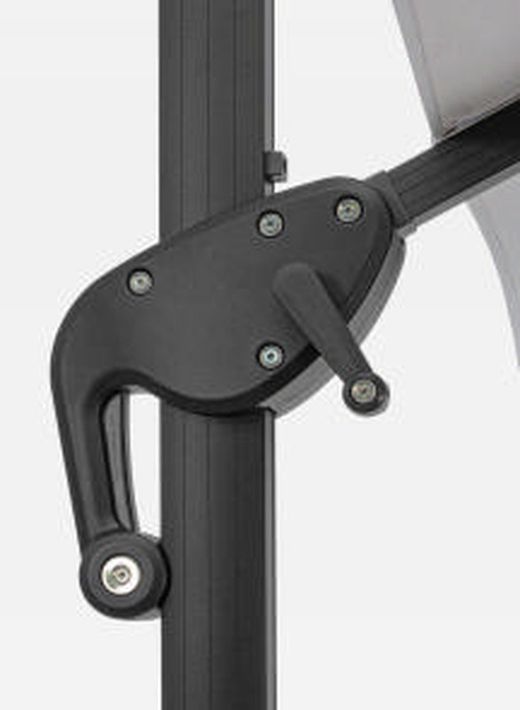 Sombrilla Excéntrica Ines 3X3 ANOD-GRIS OSC