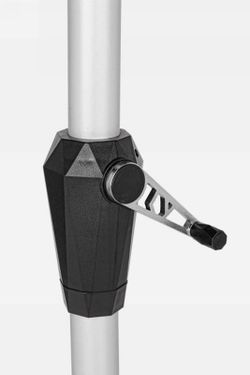 Sombrilla Vienna 2,5M ANOD-GRIS OSC