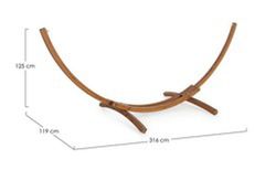 Soporte amaca madera