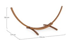 Soporte amaca madera