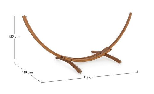 Soporte amaca madera