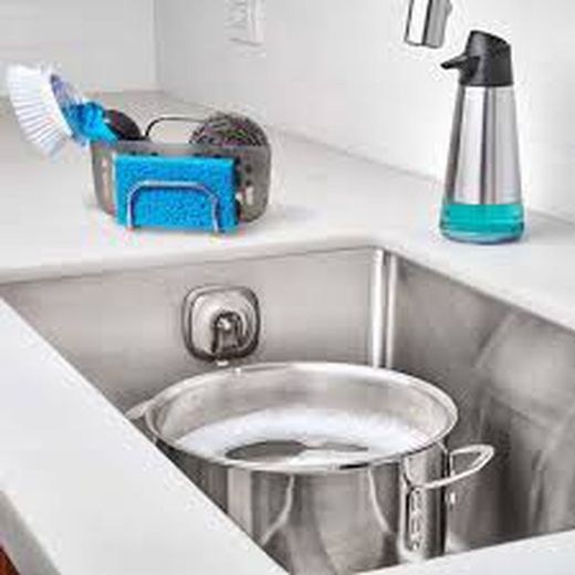 Soporte fregadero Oxo grande c/ventosa Stronghold
