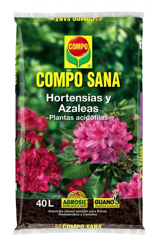 Subtrato para hortensias y azaleas 40 litros Compo®