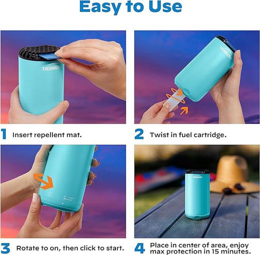 ThermaCELL®  Pack de 30 unidades. Recambio Anti Mosquitos, 120 horas de Protección, 30 Pastillas