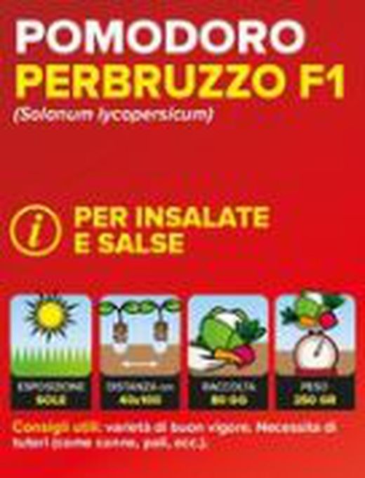 Tomate Pera De Abruzzo F1 5 Plantas en Pack
