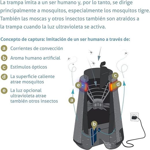 Trampa de interior para mosquitos Biogens-Home