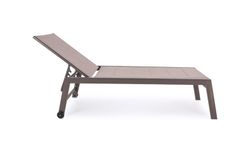 Tumbona alta con ruedas Hilde café  YK14