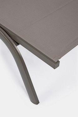 Tumbona con ruedas Cleopas color tortora ZH12