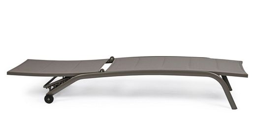 Tumbona con ruedas Cleopas color tortora ZH12