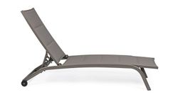 Tumbona con ruedas Cleopas color tortora ZH12