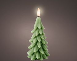 Vela Con Mecha LED Bo DIA7-H15.5CM Blanco Cálido