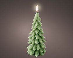 Vela Con Mecha LED BO DIA8-H19.3CM Blanco Cálido