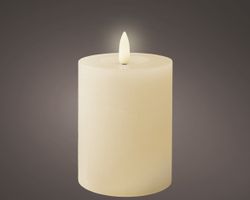 Vela con Mecha LED, Parte Superior Plana - DIA7.00-H11.20CM-1L
