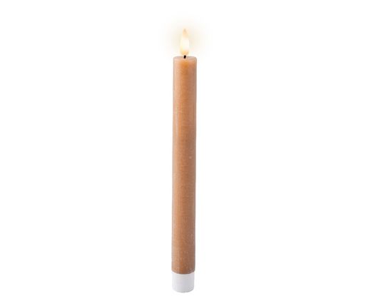 Vela De Cena Con Mecha LED Bo DIA2.2-H24.5CM/Blanco Cálido