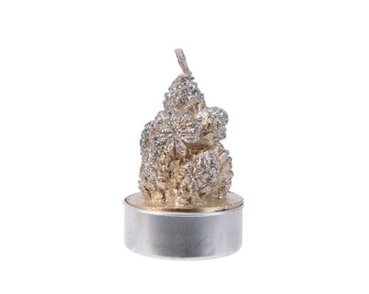 Vela en forma de árbol L14.10-W9.30-H6.30cm color champagne