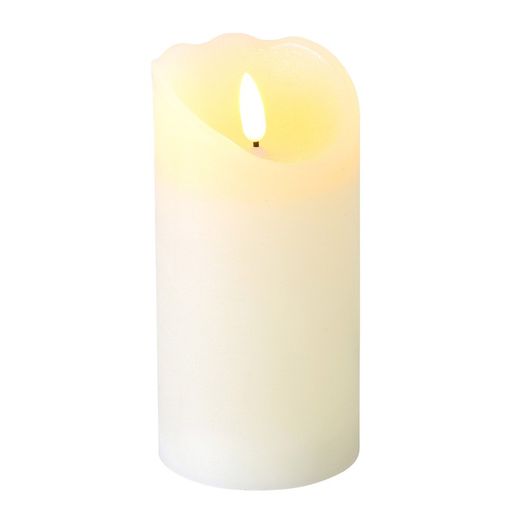 Vela LED dia7.50-H12.50cm-1L color cream/warm white