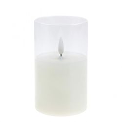 Vela LED dia7.50-H12.50cm-1L color clear/warm white