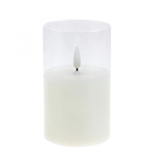 Vela LED dia7.50-H12.50cm-1L color clear/warm white