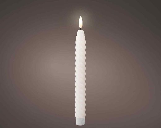 Vela LED dia2.00-H24.50cm-1L color white/warm white