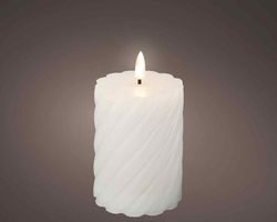 Vela LED dia7.50-H12.50cm-1L color white/warm white