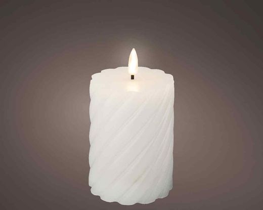 Vela LED dia7.50-H12.50cm-1L color white/warm white