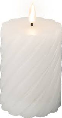Vela LED dia7.50-H12.50cm-1L color white/warm white