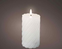 Vela LED dia7.50-H15.00cm-1L color white/warm white