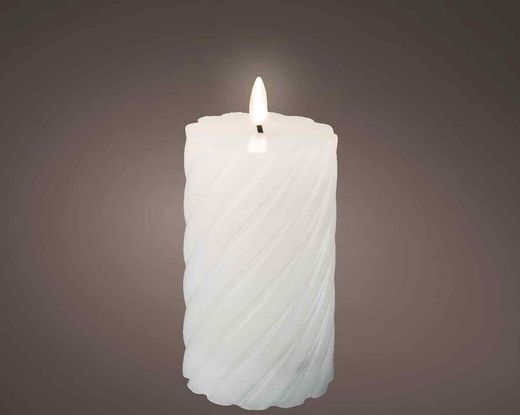Vela LED dia7.50-H15.00cm-1L color white/warm white