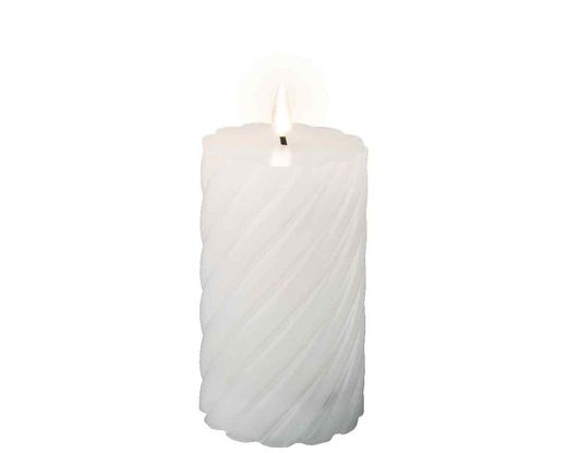 Vela LED dia7.50-H15.00cm-1L color white/warm white