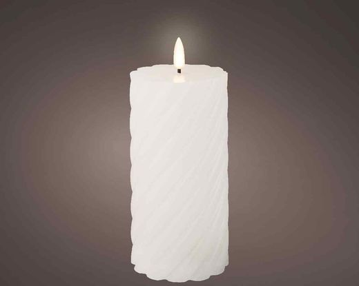 Vela LED dia7.50-H17.50cm-1L color white/warm white