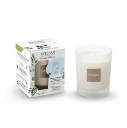 Vela Perfumada Algodón Blanco 180g Esteban Paris