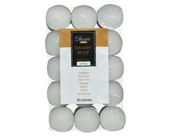 Velas duración 6h dia3.90-H1.90cm color blanco