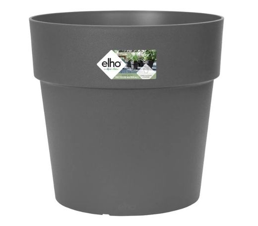 Maceta Vibia Straight Round 30cm Color Antracita