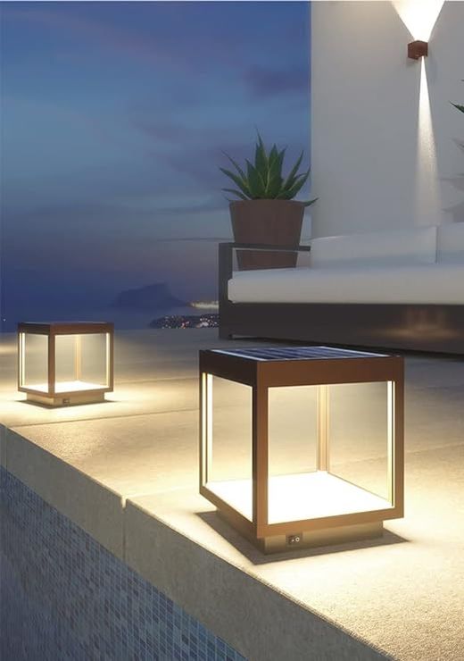 Visor LED Solar 3.5W Corten 3000K